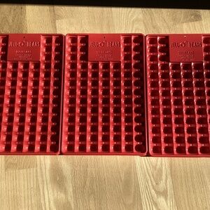 VTG  Lot of 3  Jell-O Molds Jello Jigglers Gelatin  Jelly Beans 13”x8.5”